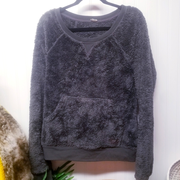 fila fuzzy sweater